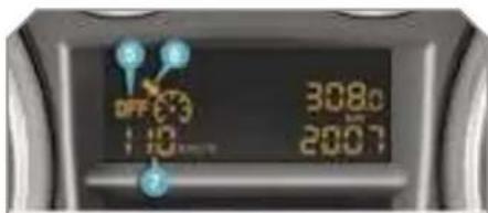 PEUGEOT 308 Dag (2007) - Displays on the instrument pane - 1