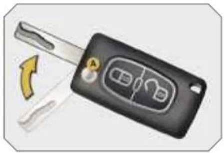 PEUGEOT 308 Dag (2007) - REMOTE CONTROL KEY - 1