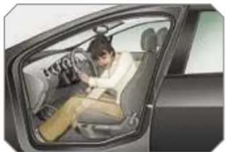 PEUGEOT 308 Dag (2007) - Driver's seat adjustment - 1
