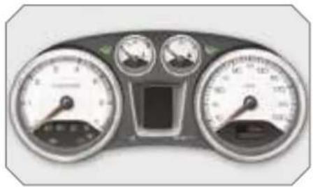 PEUGEOT 308 Dag (2007) - Specific operation indicator lights - 1