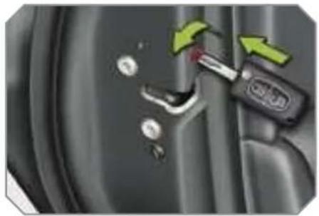 PEUGEOT 308 Dag (2007) - MANUAL CHILD LOCK - 1
