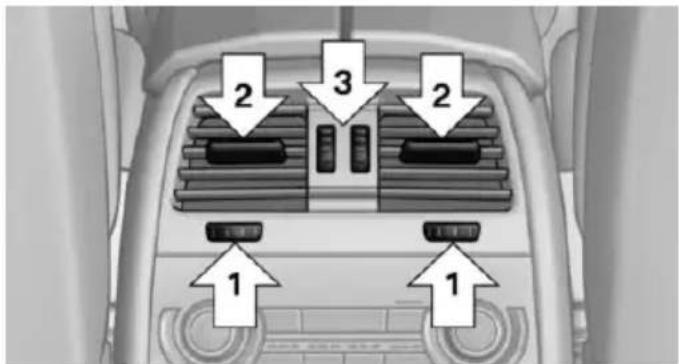 BMW 650i Gran Coupe (2015) - Adjusting the ventilation - 1