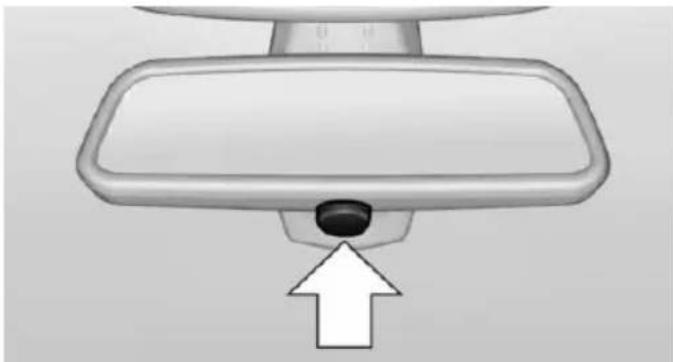 BMW 650i Gran Coupe (2015) - Indicator lamp on the interior rearview mirror - 1