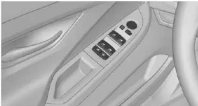 BMW 650i Gran Coupe (2015) - Driver's door controls - 1