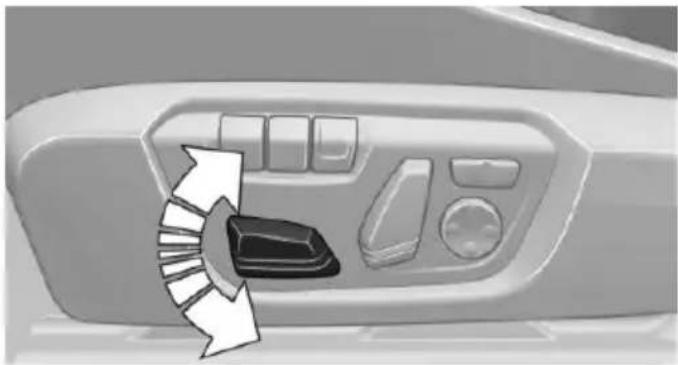 BMW 328i Sedan (2015) - Seat tilt. - 1