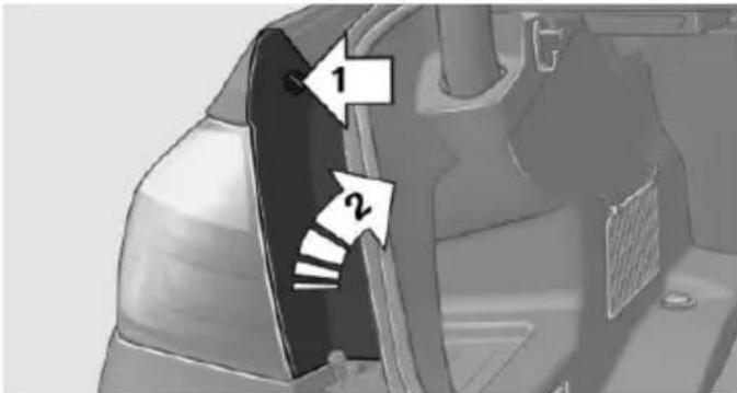 BMW 328i Sedan (2015) - Removing the exterior tail lamp - 1