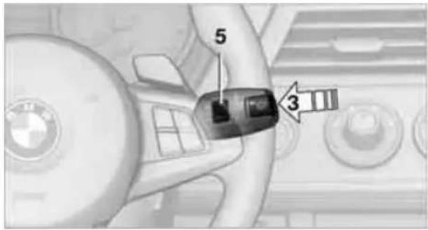 BMW Z4 sDrive30i Roadster (2009) - Activating intermittent wipe or rain sensor - 1