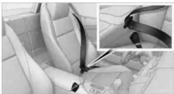 BMW Z4 sDrive30i Roadster (2009) - Safety belts - 2
