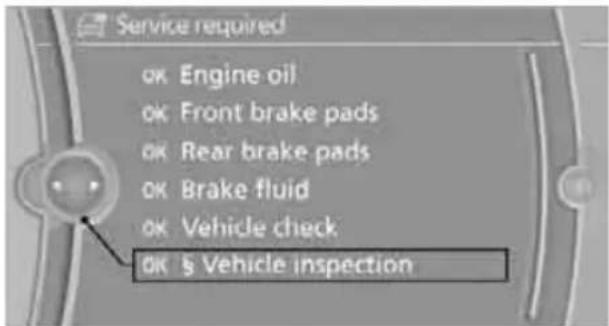 BMW Z4 sDrive30i Roadster (2009) - Entering deadlines for legally required inspections\* - 2
