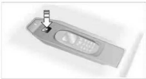 BMW Z4 sDrive30i Roadster (2009) - Removing mobile phone - 1