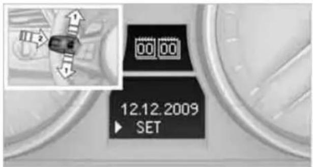 BMW Z4 sDrive30i Roadster (2009) - In the instrument cluster - 1