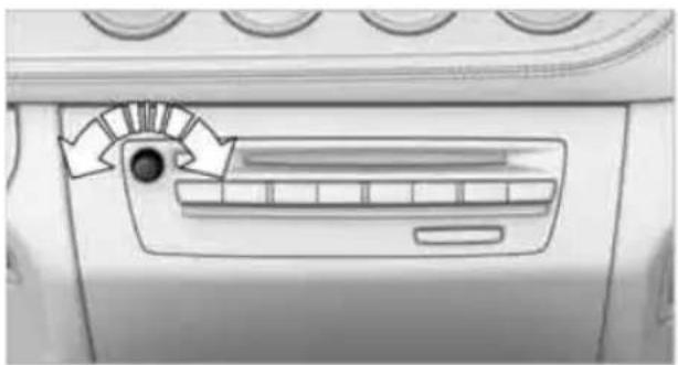 BMW Z4 sDrive30i Roadster (2009) - Adjusting the volume of the instructions - 1