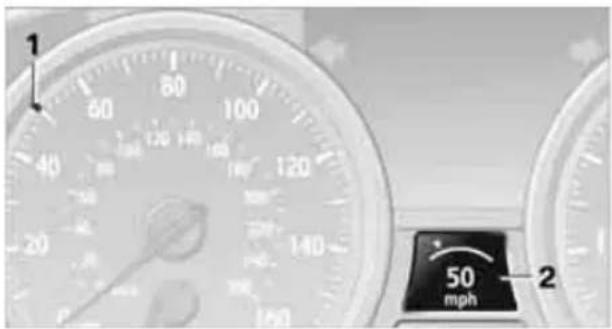 BMW Z4 sDrive30i Roadster (2009) - Displays in the instrument cluster - 1