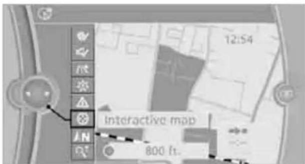 BMW Z4 sDrive30i Roadster (2009) - Map display - 1