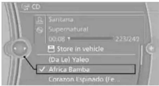BMW Z4 sDrive30i Roadster (2009) - CDs/CDs/DVDs with compressed audio files\* - 2