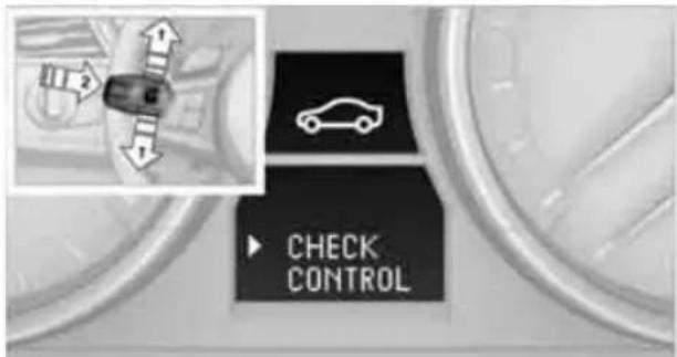 BMW Z4 sDrive30i Roadster (2009) - Viewing stored Check Control messages - 1