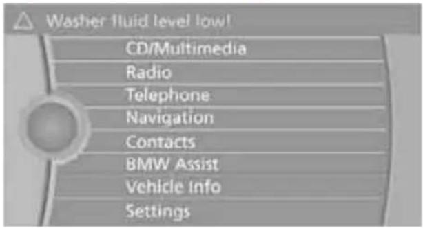 BMW Z4 sDrive30i Roadster (2009) - Indicator and warning lamps - 2