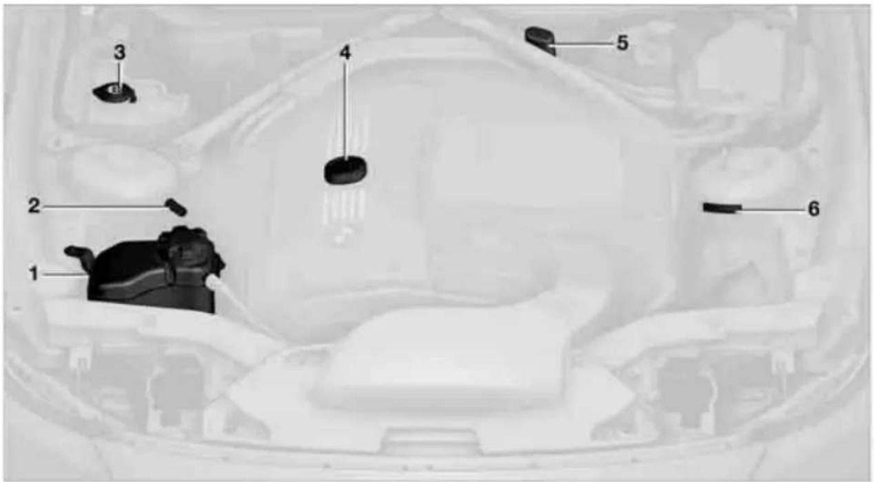 BMW Z4 sDrive30i Roadster (2009) - Important parts of the engine compartment - 1