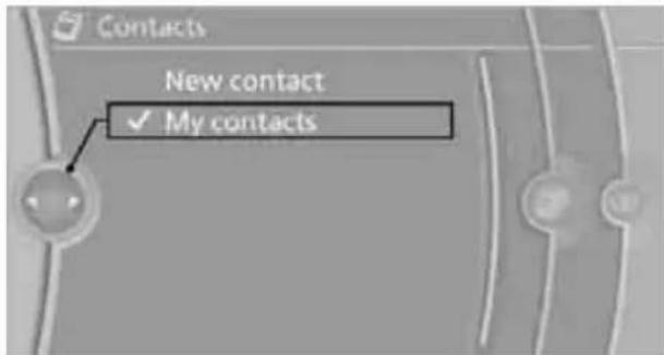 BMW Z4 sDrive30i Roadster (2009) - My contacts - 1
