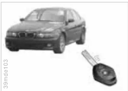 BMW M5 (2001) - Using the remote control - 1