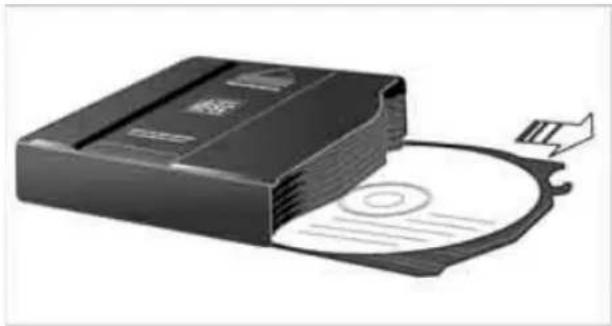 BMW M3 (2011) - Inserting/removing CDs from the CD magazine - 1