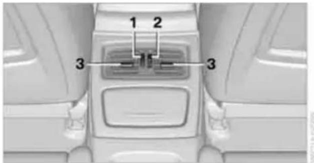 BMW M3 (2011) - Ventilation in the rear - 1