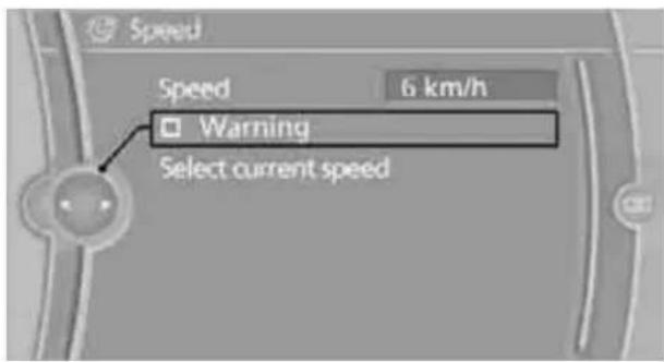 BMW M3 (2011) - Activating/deactivating the limit - 1