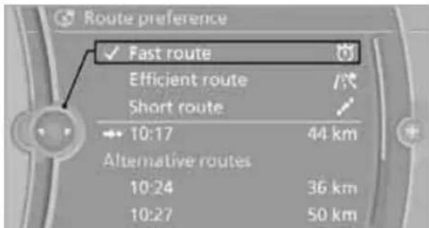 BMW M3 (2011) - Changing route criteria - 1