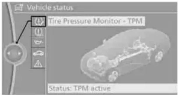 BMW M3 (2011) - Status display - 1