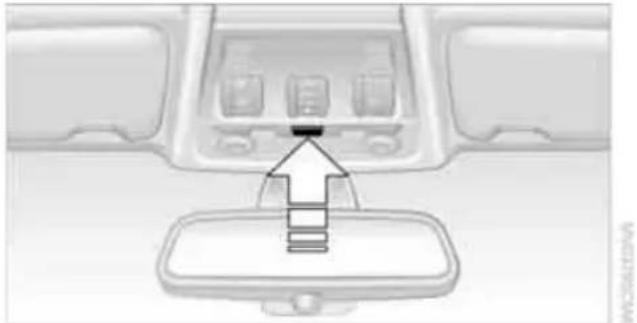 BMW M3 (2011) - Switching interior lamps on/off manually - 1