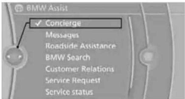 BMW M3 (2011) - Starting the concierge service - 1
