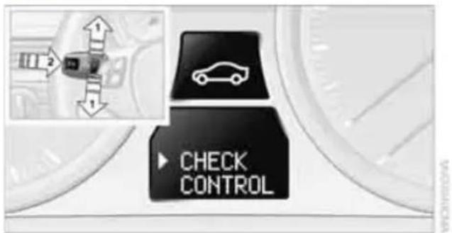BMW M3 (2011) - Displaying stored Check Control messages - 1