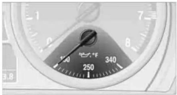 BMW M3 (2011) - Engine oil temperature\* - 1