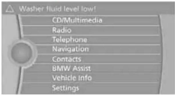 BMW M3 (2011) - Indicator and warning lamps - 2