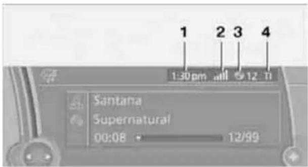 BMW M3 (2011) - Status information - 1