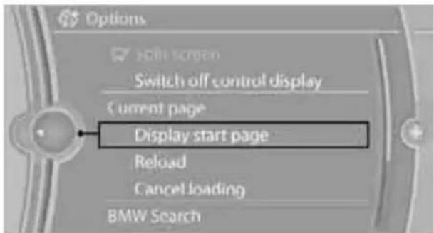 BMW M3 (2011) - Opening the start page - 1