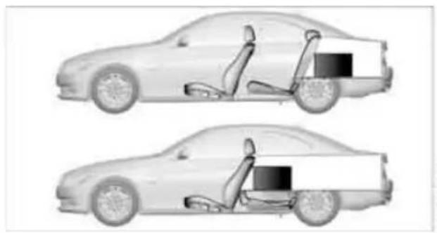 BMW M3 (2011) - Stowing cargo - 1