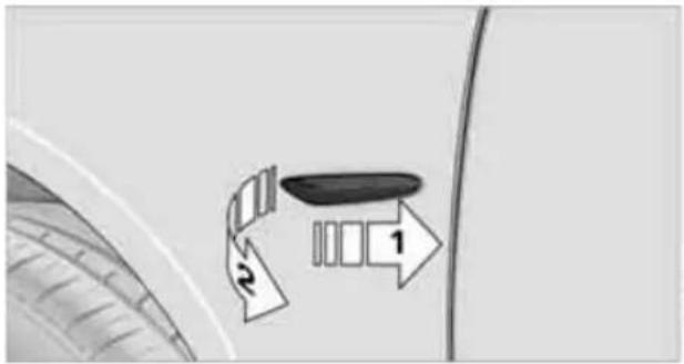 BMW M3 (2011) - Side turn signals - 1
