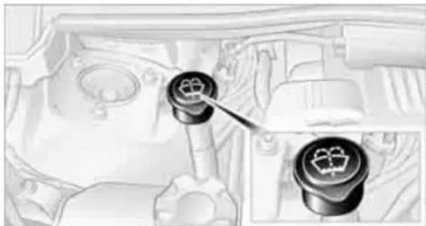 BMW M3 (2011) - Washer fluid filler neck - 2