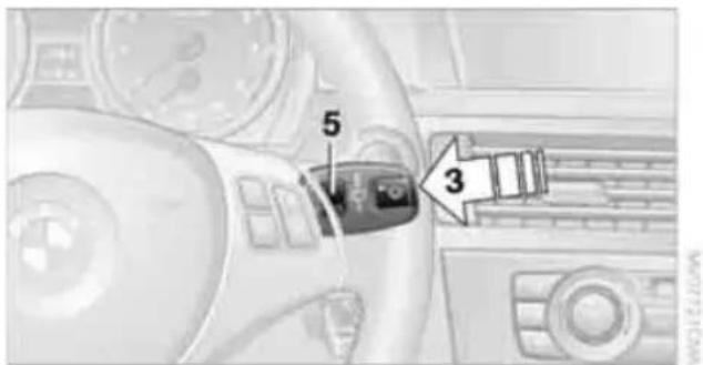 BMW M3 (2011) - Activating intermittent wipe or rain sensor - 1