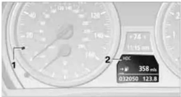 BMW M3 (2011) - Displays in the instrument cluster\* - 1