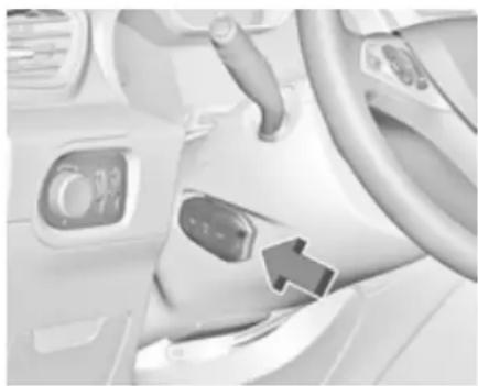 OPEL Grandland X (2017) - Notfallbedienung von Fahrzeugen mit elektronischem Schlüsselsystem - 1