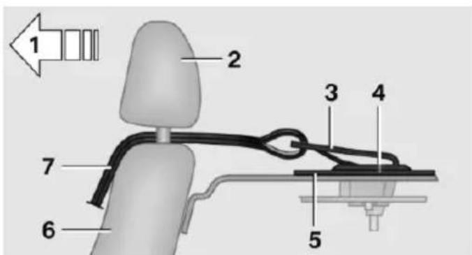 BMW 228i Coupe (2014) - Retaining strap guide - 2