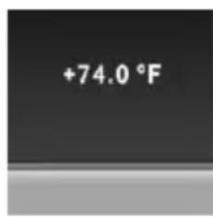 BMW 228i Coupe (2014) - External temperature warning - 1