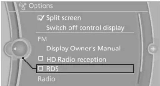 BMW 228i Coupe (2014) - Opening the Options menu - 2