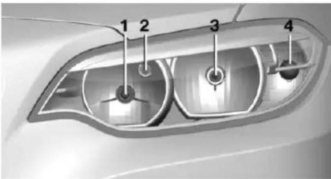 BMW 228i Coupe (2014) - Front lamps, bulb replacement - 1