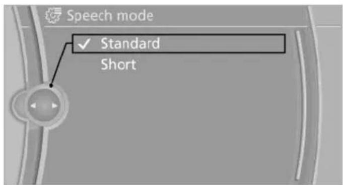 BMW 228i Coupe (2014) - Setting the voice dialog - 1