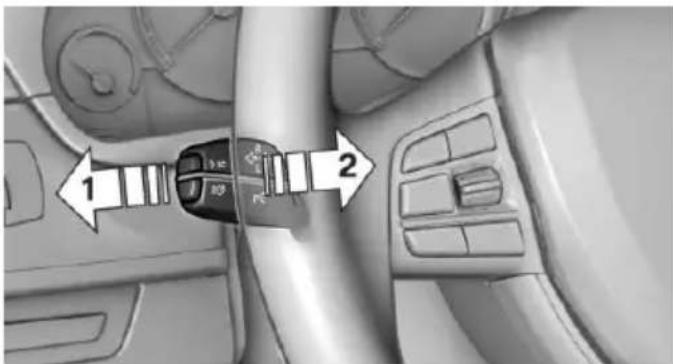 BMW 228i Coupe (2014) - Switching the high beams on and off manually - 1