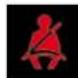 CITROEN C5 Dag (2008) - Seat belt not fastened/unfastened \* - 1