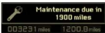 CITROEN C5 Dag (2008) - More than 620 miles (1 000 km) remain before the next service is due - 1
